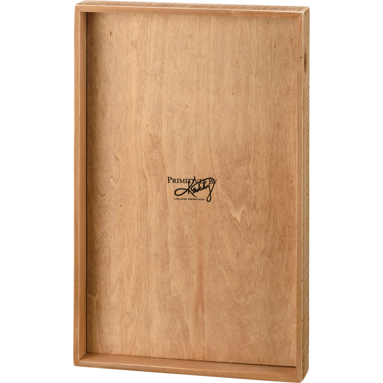 Family Inset Box Sign - Wood