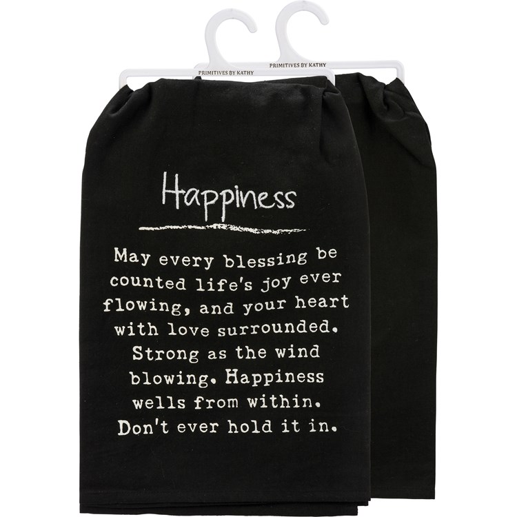 Happiness Kitchen Towel - Cotton