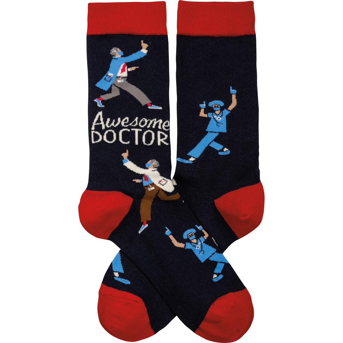 Awesome Doctor Socks - Cotton, Nylon, Spandex