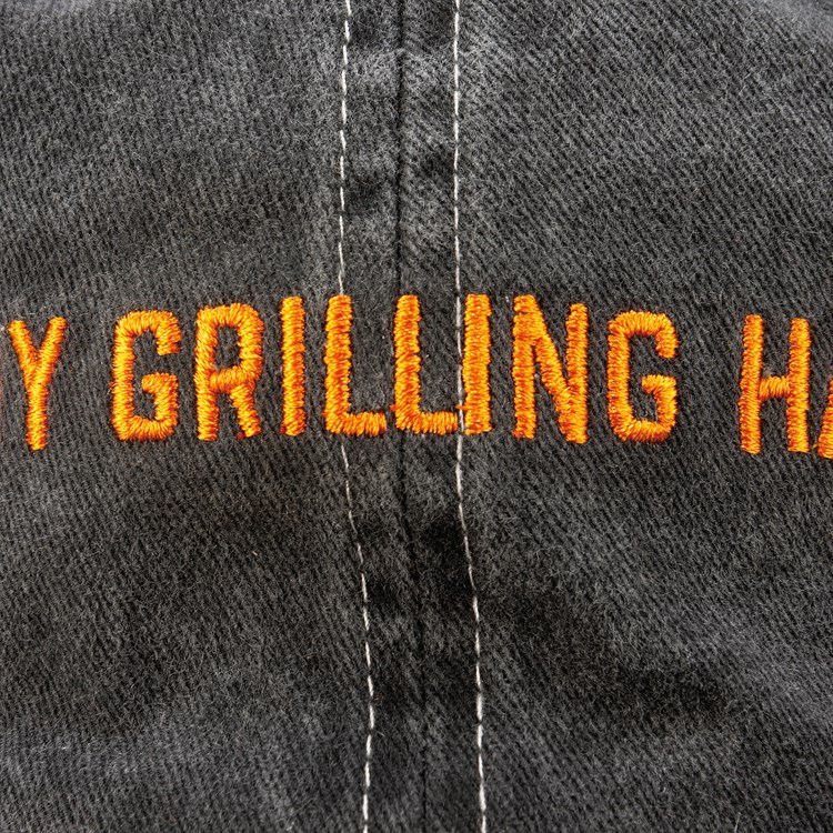 Baseball Cap - My Grilling Hat - One Size Fits Most - Cotton, Metal