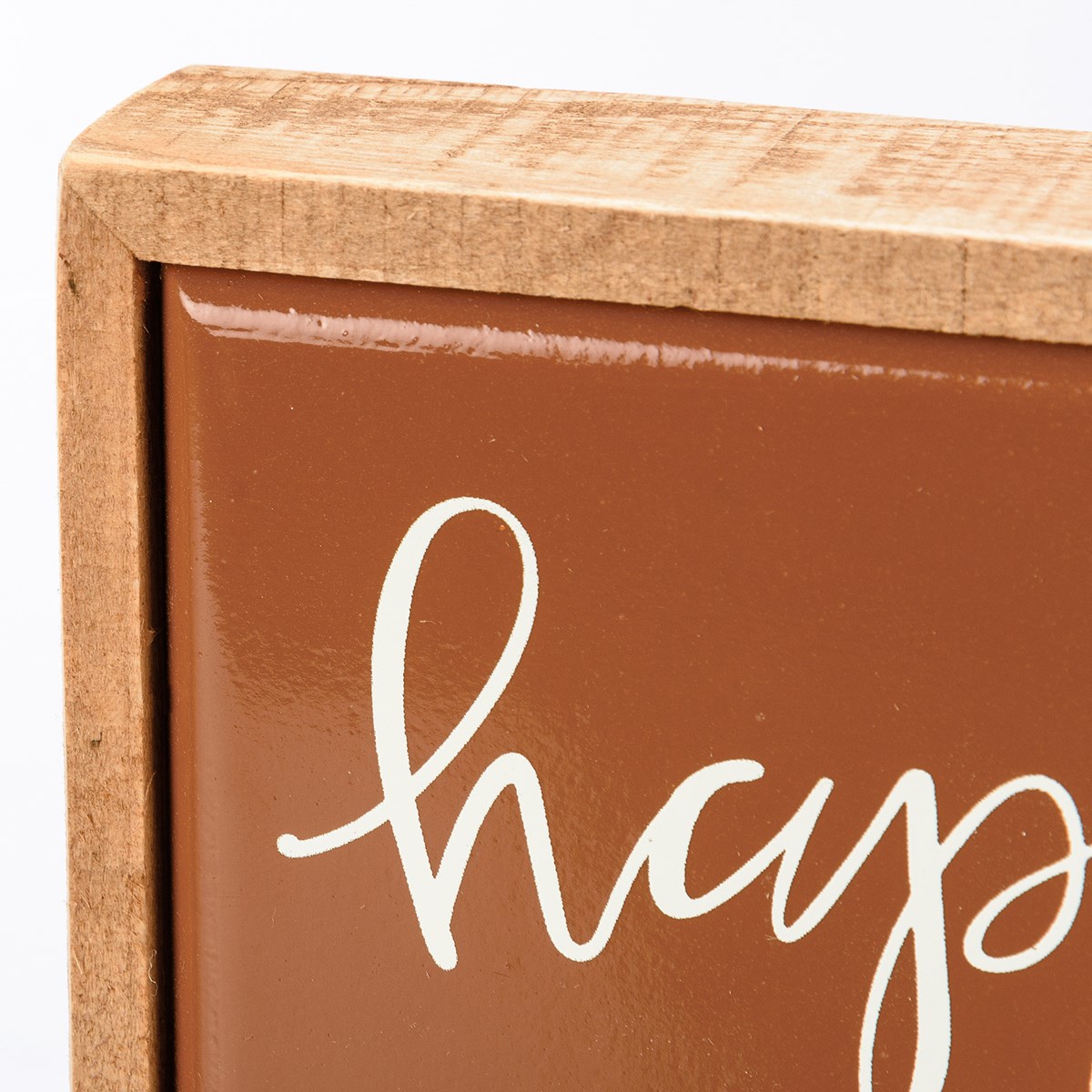 Box Sign Mini - Happy Pumpkin Spice Season - 5" x 5" x 1" - Wood