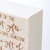 Best Gifts You Can Give Someone Box Sign - Wood