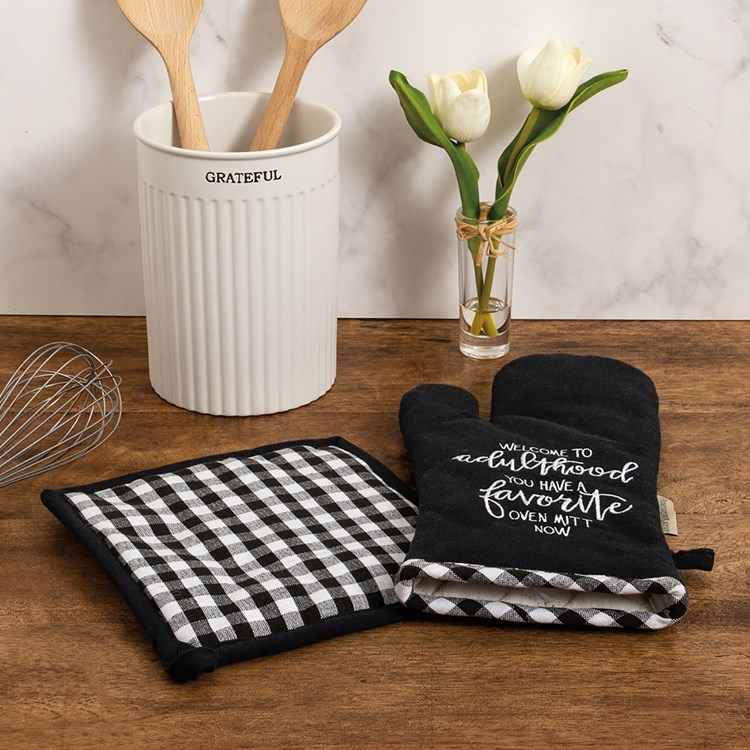 Welcome To Adulthood Kitchen Set - Cotton