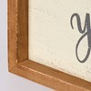 Change Your Whole Day Inset Box Sign - Wood