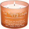 The Happy Couple Candle - Soy Wax, Glass, Cotton