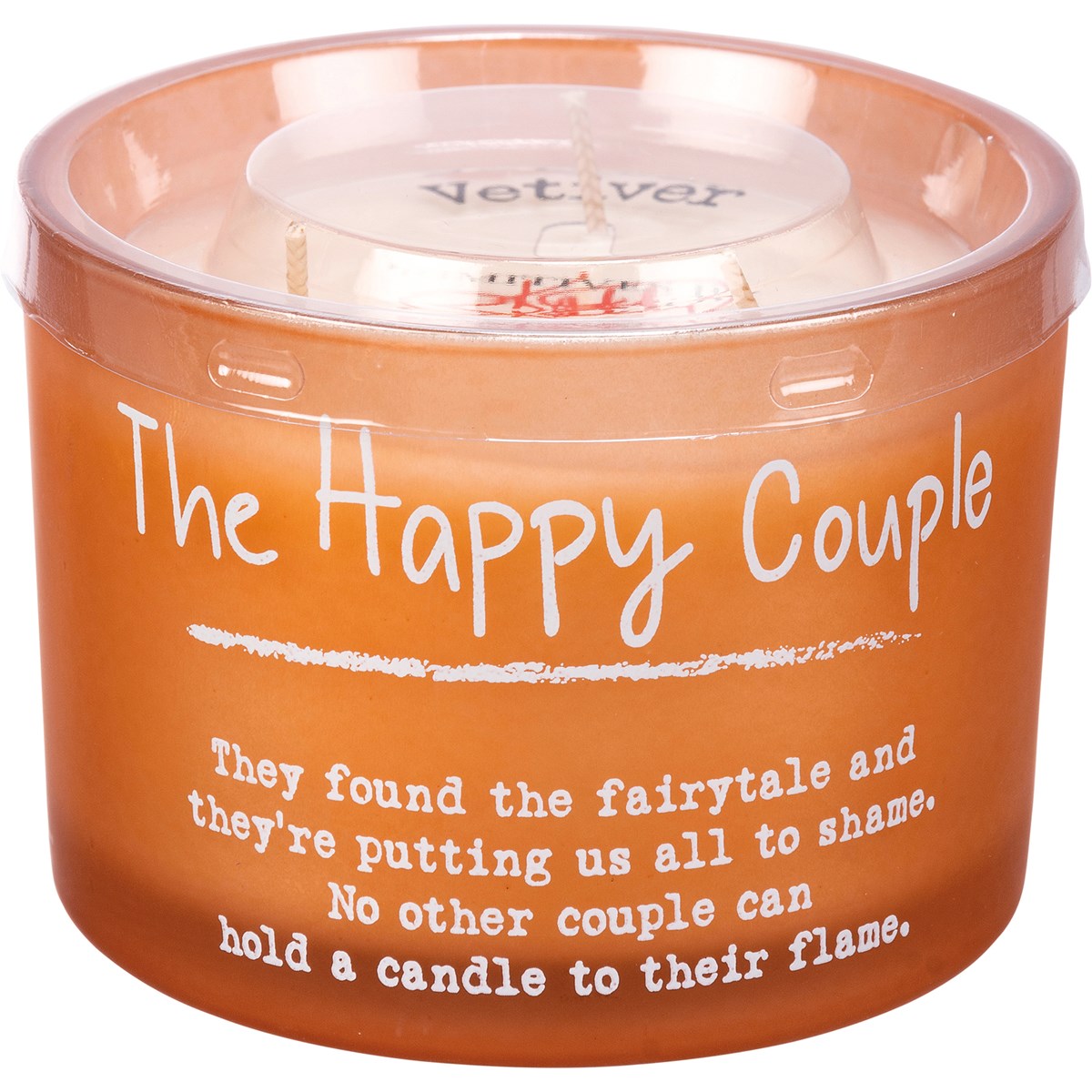 The Happy Couple Candle - Soy Wax, Glass, Cotton