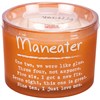 Jar Candle - Maneater - 14 oz., 4.50" Diameter x 3.25" - Soy Wax, Glass, Cotton