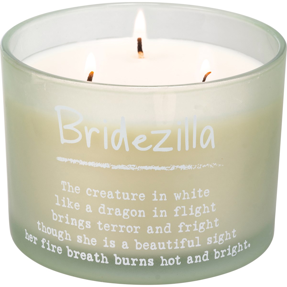 Bridezilla Jar Candle - Soy Wax, Glass, Cotton