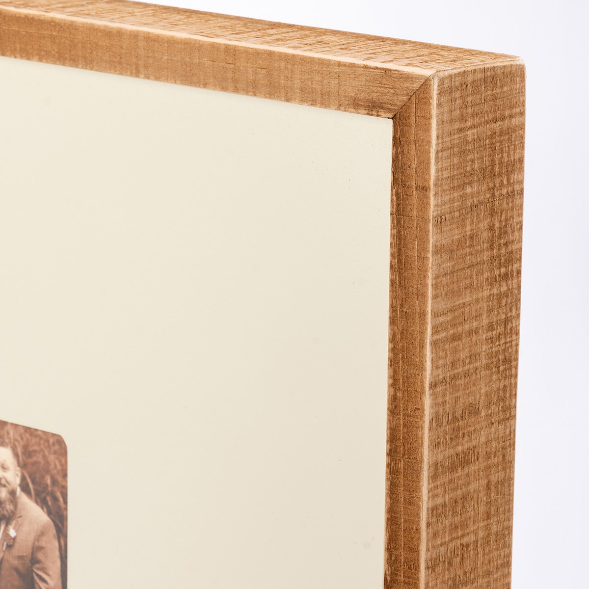 Inset Box Frame - Wedding - 18" x 18" x 1.75", Fits 5" x 7" Photo - Wood, Glass