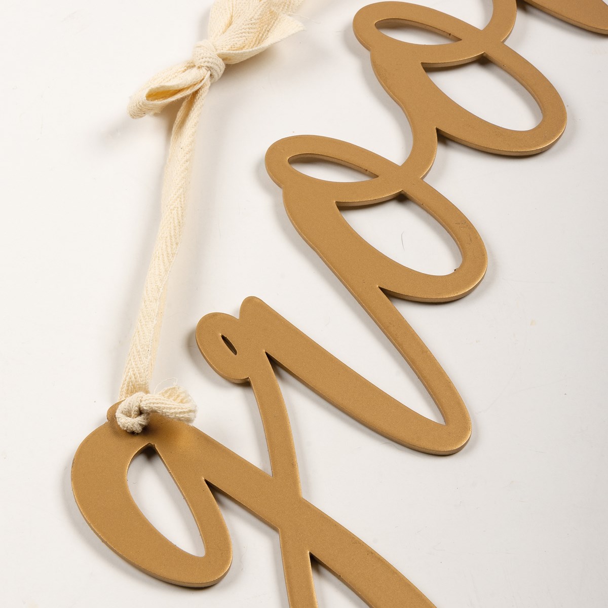 Hanging Decor - Groom - 12.50" x 5" - Metal, Ribbon