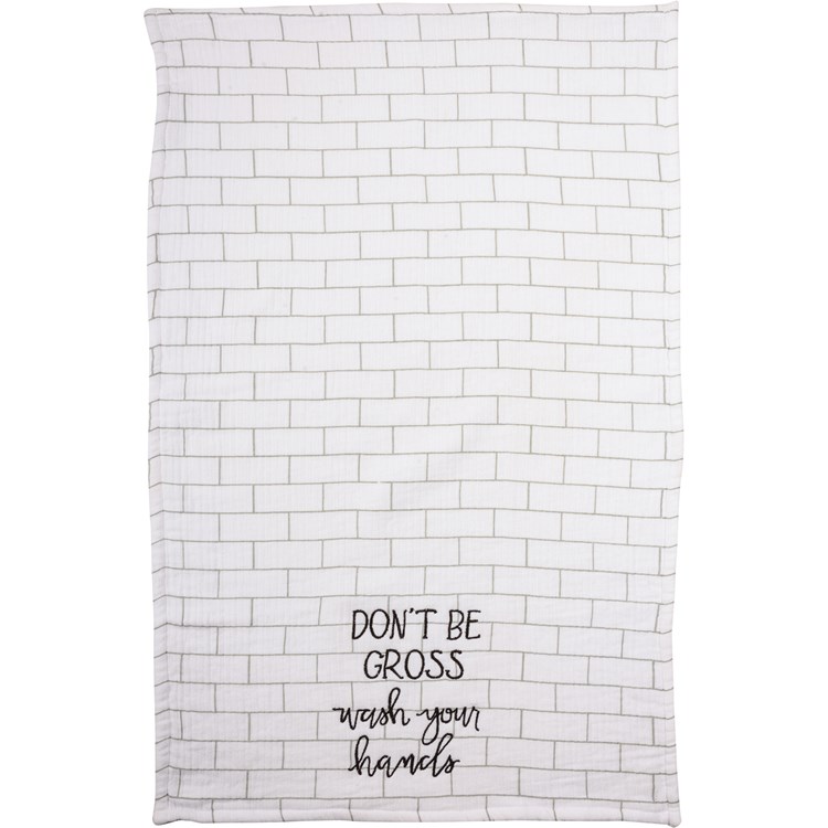 Don't Be Gross Hand Towel - Cotton, Terrycloth
