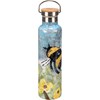 Bumble Bee Insulated Bottle - Stainless Steel, Bamboo