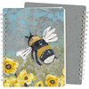 Spiral Notebook - Bumble Bee - 5.75" x 7.50" x 0.50" - Paper, Metal