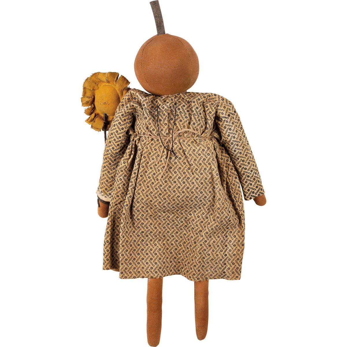 Sunflower Susie Doll - Cotton, Wood, Wire, Plastic