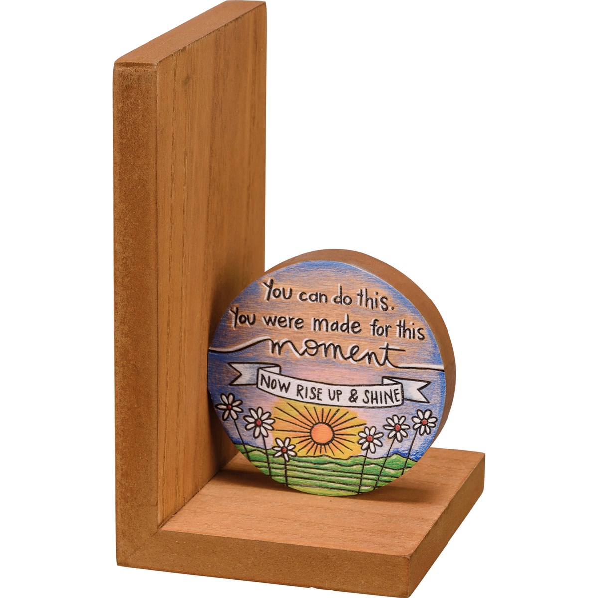 You Were Made For This Moment Bookends - Wood, Ribbon