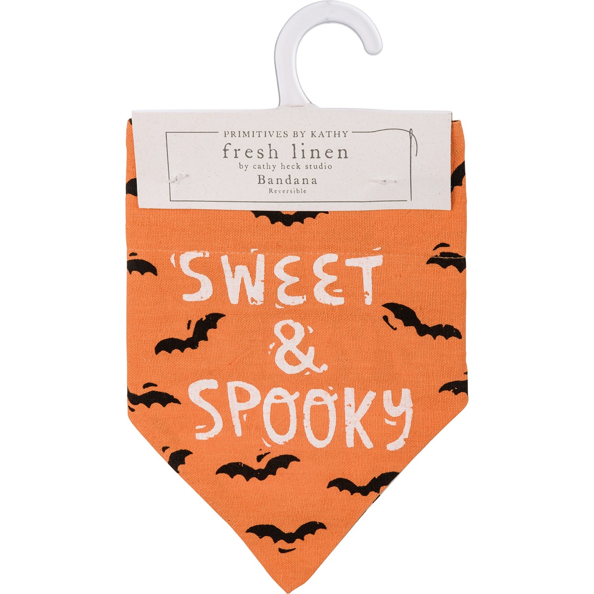 Sweet Spooky/My Mummy Large Collar Bandana Lg - Cotton, Linen