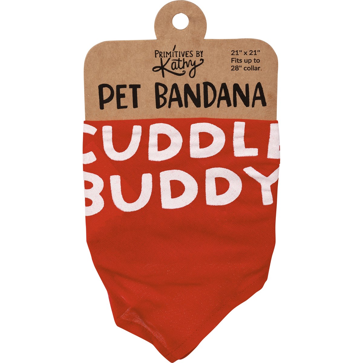 Love/Cuddle Large Pet Bandana - Rayon