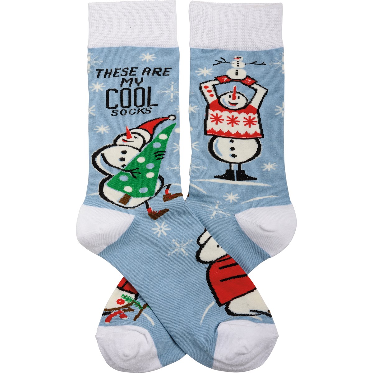 Socks - These Are My Cool Socks - One Size Fits Most - Cotton, Nylon, Spandex