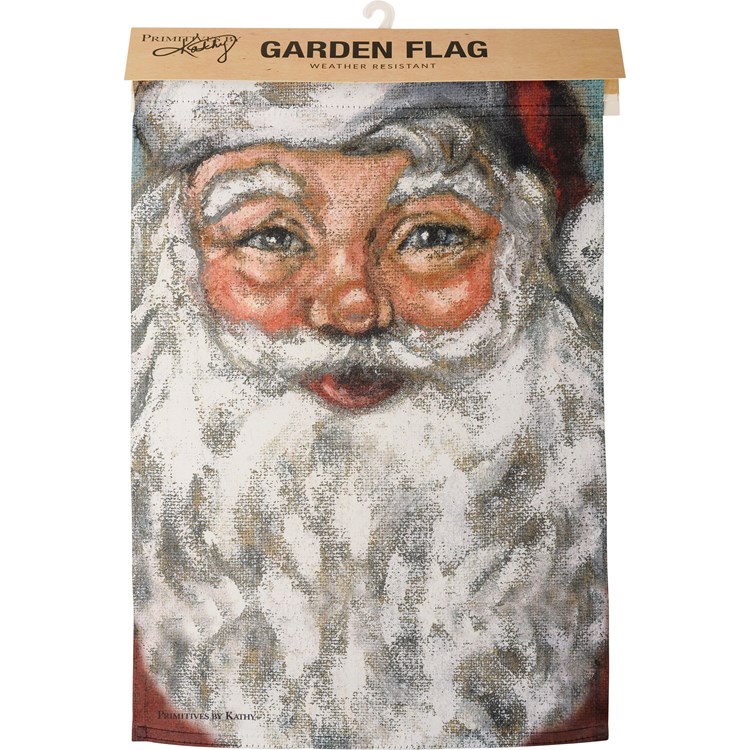 Santa Garden Flag - Polyester