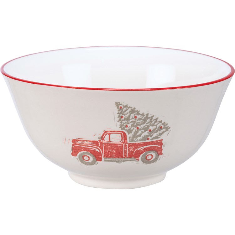 Red Truck Bowl - Stoneware