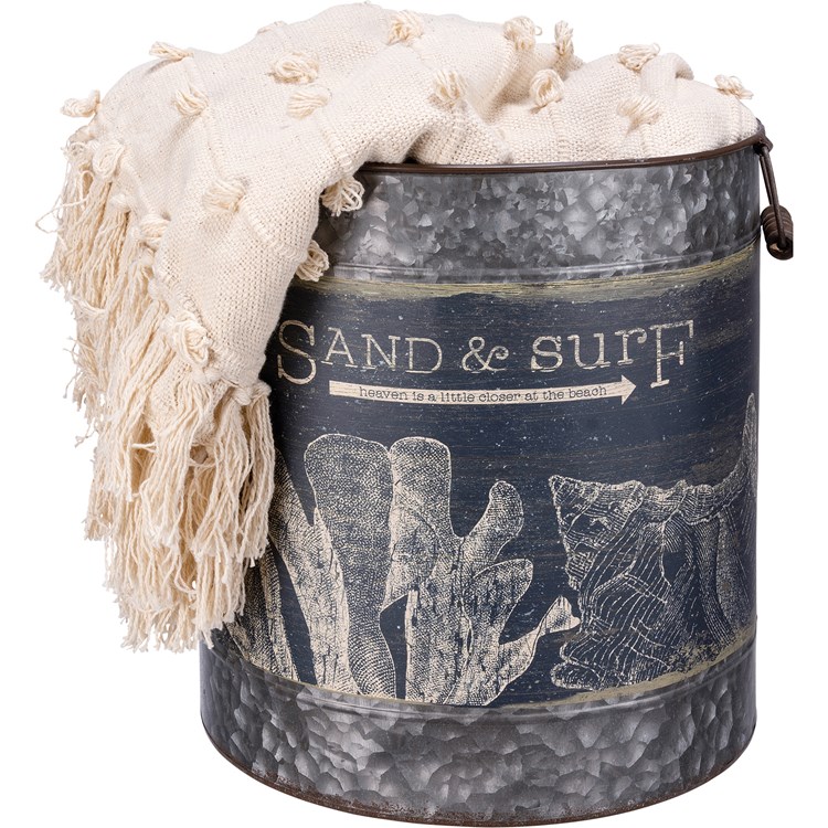 Sand & Surf Bucket Set - Metal, Paper