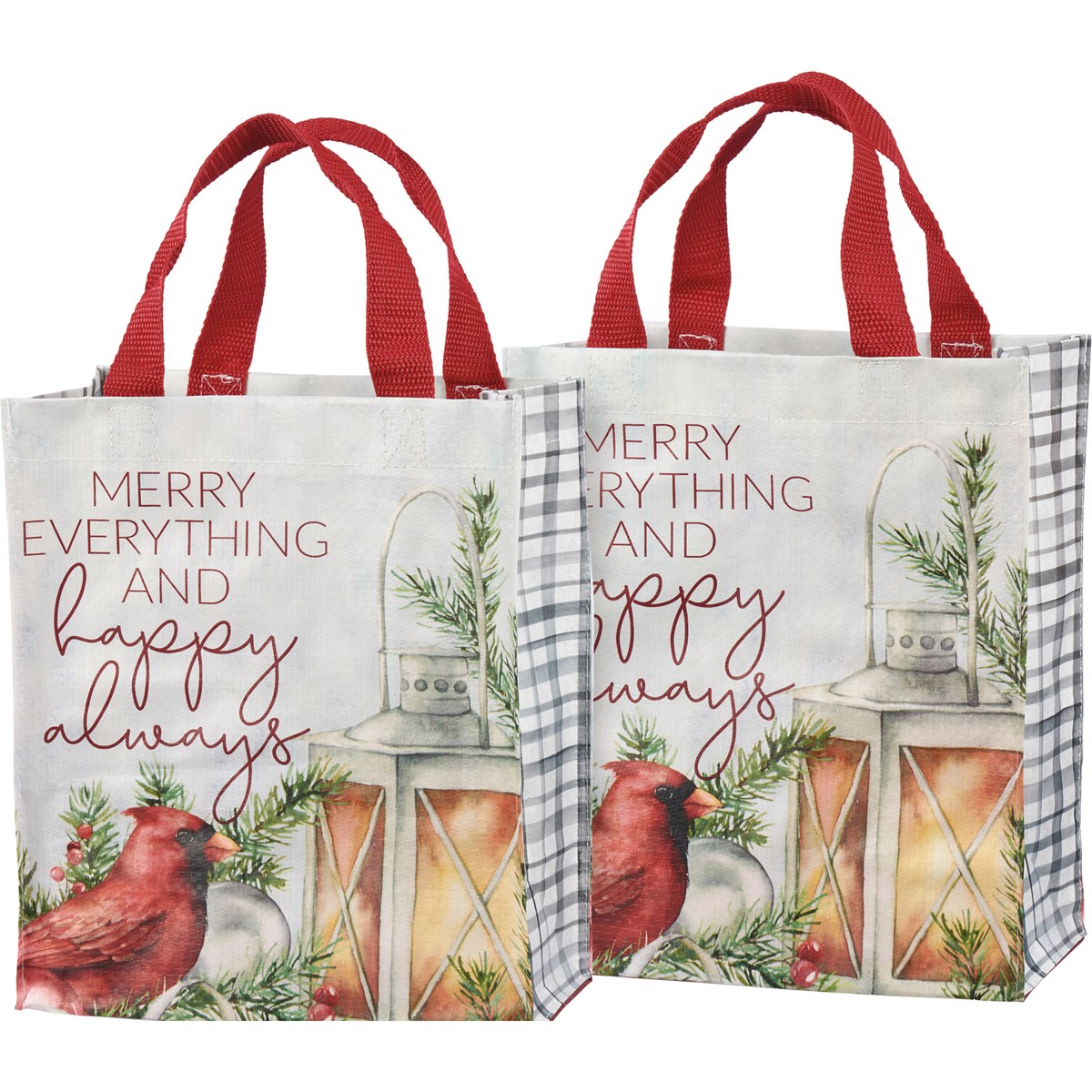 Merry Everything And Happy Always Daily Tote - Post-Consumer Material, Nylon