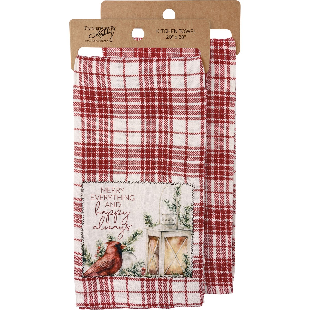 Merry Everything And Happy Always Kitchen Towel - Cotton