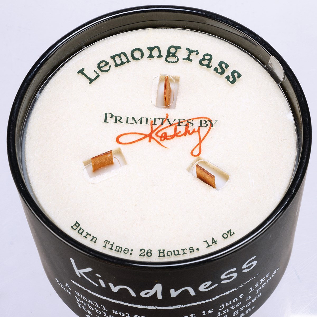 Kindness Candle - Soy Wax, Glass, Wood