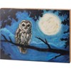 Owl Box Sign - Wood
