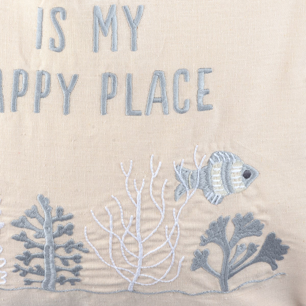 The Beach Is My Happy Place Tote - Cotton