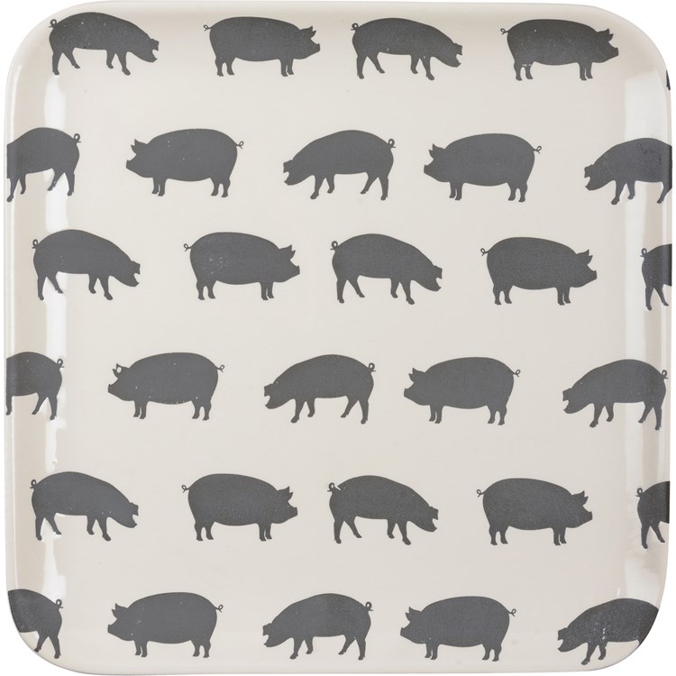 Pigs Tray - Stoneware