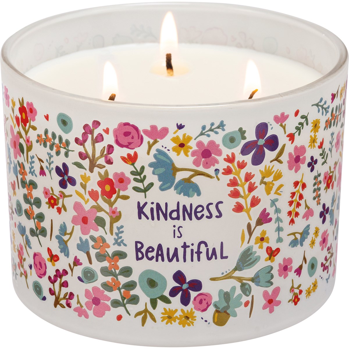 Kindness Is Beautiful Candle - Soy Wax, Glass, Cotton