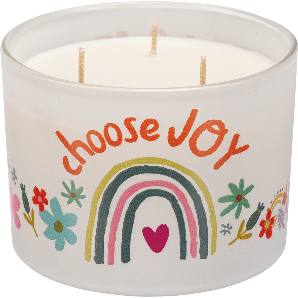 Choose Joy Candle - Soy Wax, Glass, Cotton