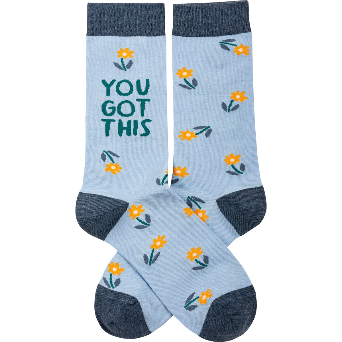Socks - You Got This - One Size Fits Most - Cotton, Nylon, Spandex