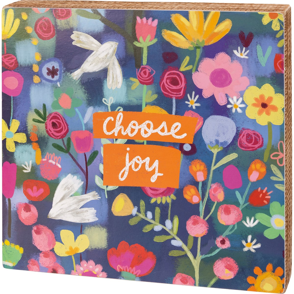 Choose Joy Box Sign - Wood, Paper