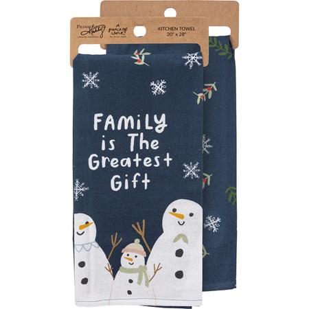 Friends Are Like Snowflakes Kitchen Towel