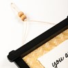 Ornament - You Are Limitless - 6.50" x 6.50" x 0.25" - Wood, Rattan, Paper, Fabric