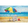 Rug - Beach Chair - 34" x 20" - Polyester, PVC skid-resistant backing