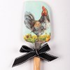 Rooster Spatula - Silicone, Wood
