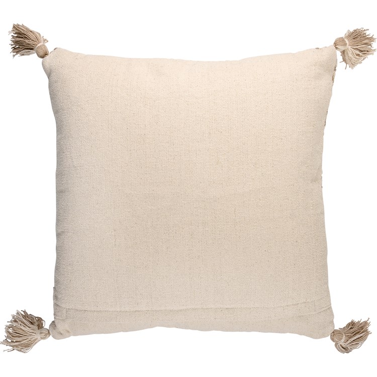 Tan Geo Pillow - Cotton, Zipper