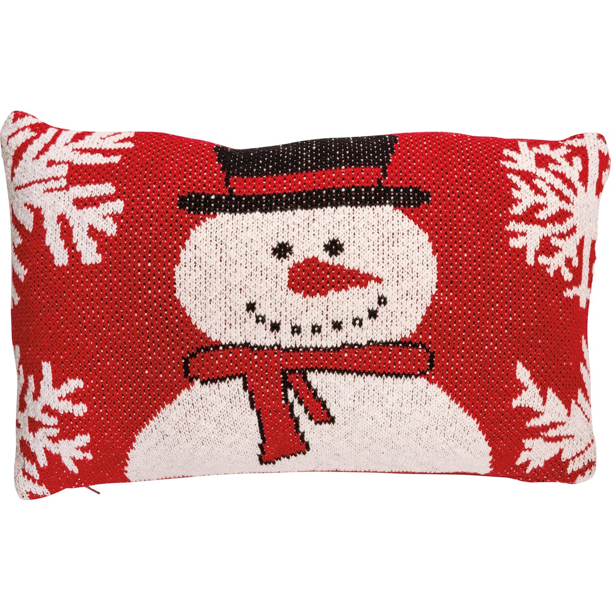 Frosty The Snowman Pillow - Cotton, Zipper