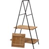 Three Tiered Ladder Tray - Metal, Wood