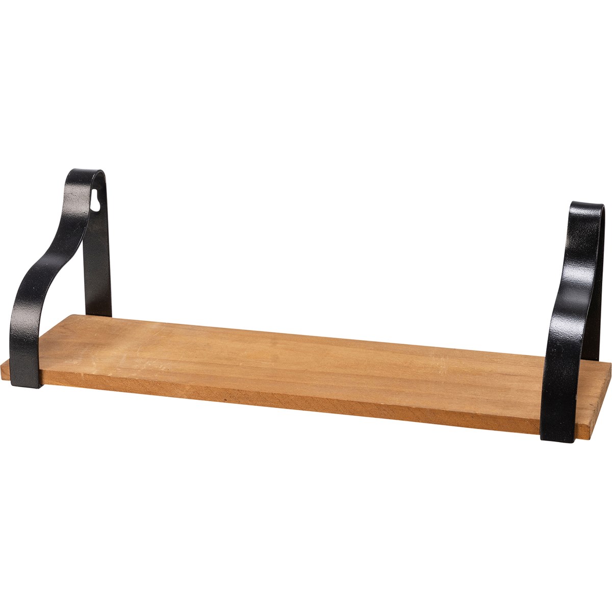 Shelf Set - Bracketed - 17" x 4.25" x 4", 13" x 4.25" x 4". 9" x 4.25" x 4" - Wood, Metal