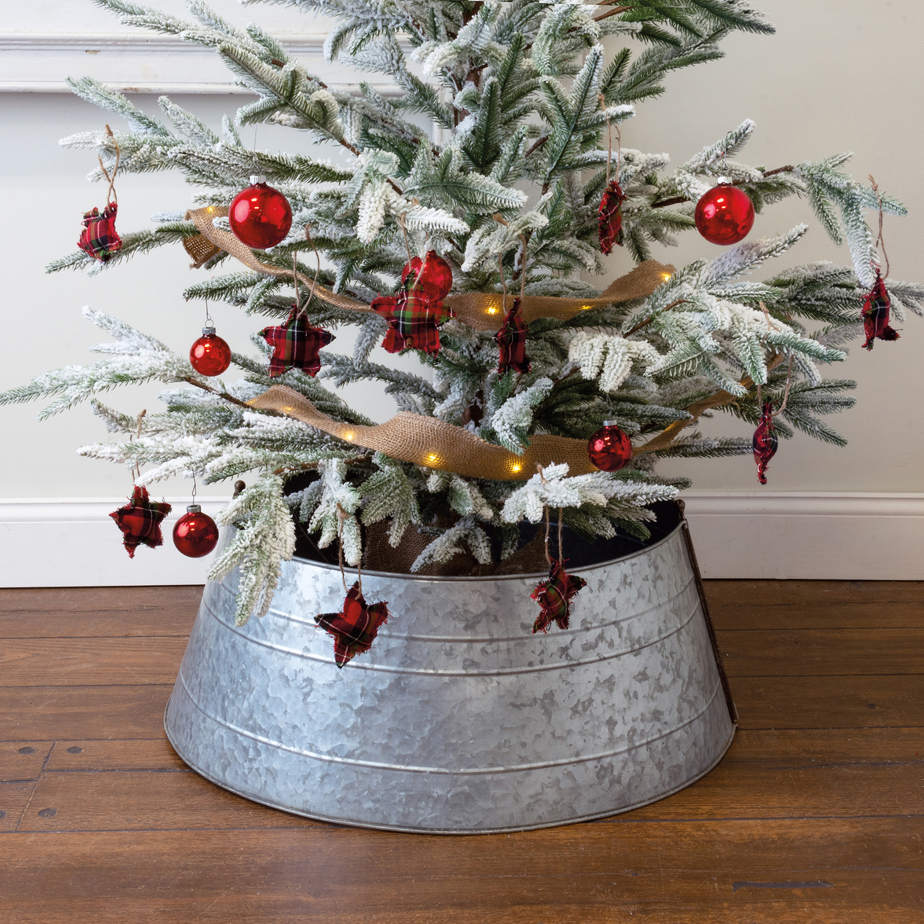 Galvanized Tree Collar Primitives By Kathy