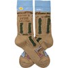 Socks - I'd Rather Be Wine Tasting - One Size Fits Most - Cotton, Nylon, Spandex