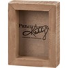 Narrate The Dog's Thoughts Box Sign Mini - Wood