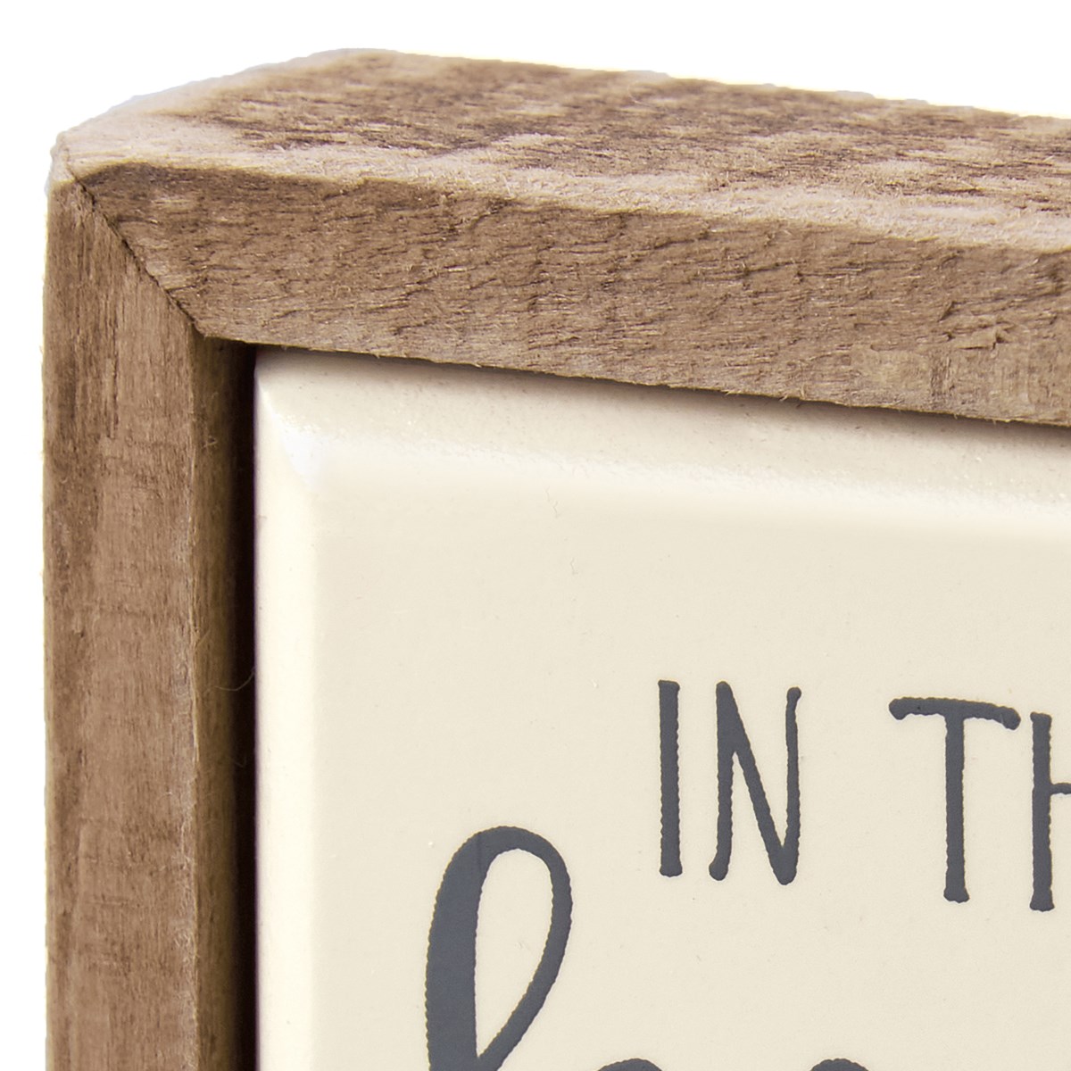 Narrate The Dog's Thoughts Box Sign Mini - Wood