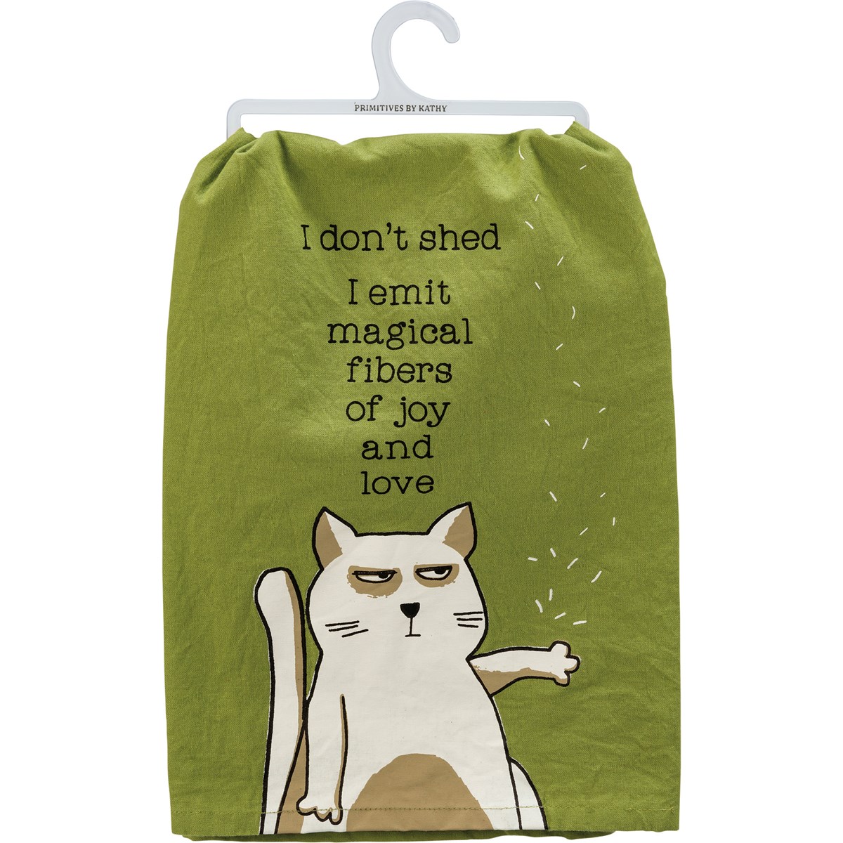 Cat Emit Magical Fibers Kitchen Towel - Cotton