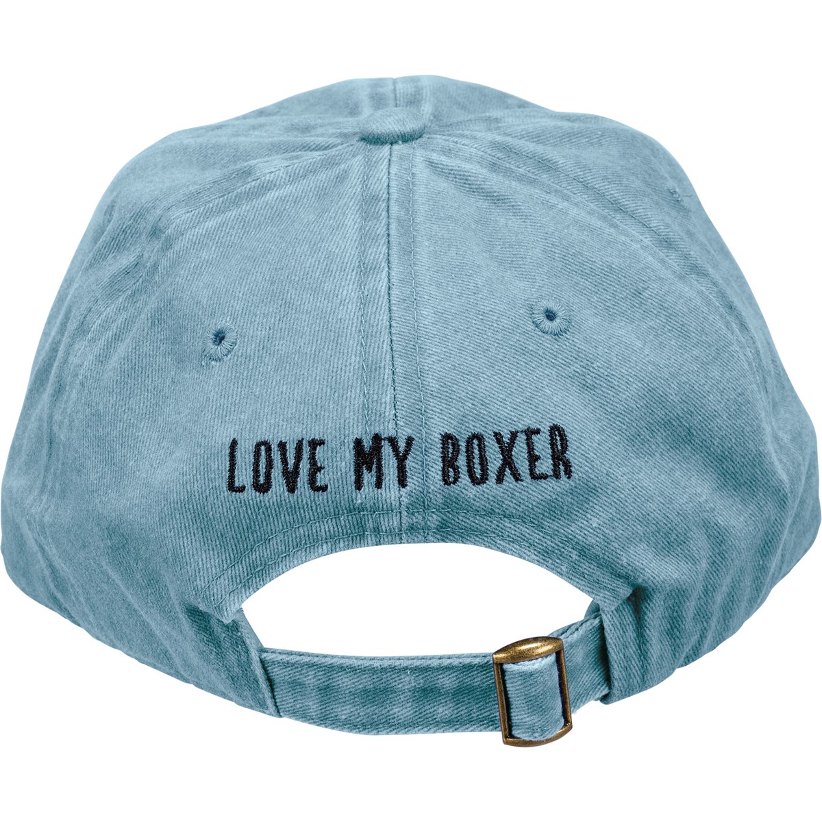 Baseball Cap - Love My Boxer - One Size Fits Most - Cotton, Metal