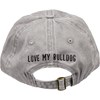 Love My Bulldog Baseball Cap - Cotton, Metal